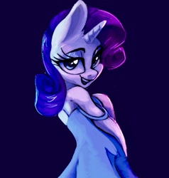Size: 1327x1392 | Tagged: safe, artist:yaboi97240223, rarity, pony, g4, clothes, female, looking at you, smiling, solo