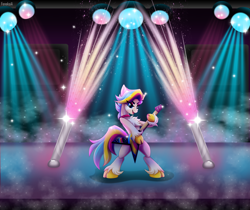 Size: 5474x4600 | Tagged: safe, artist:feneksia, oc, oc only, oc:rocket pop, earth pony, pony, female, fireworks, guitar, musical instrument, performance, show, stage, standing