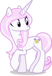 Size: 5786x8497 | Tagged: safe, artist:starcollider, derpibooru exclusive, fleur-de-lis, pony, unicorn, between dark and dawn, g4, .svg available, absurd resolution, female, looking back, mare, raised hoof, show accurate, simple background, solo, svg, transparent background, vector