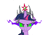 Size: 1024x725 | Tagged: safe, artist:monki-eeyup, twilight sparkle, alicorn, pony, umbrum, g4, betrayal, big crown thingy 2.0, corrupted, corrupted twilight sparkle, dark magic, dark twilight sparkle, floppy ears, green sclera, jewelry, magic, possessed, possession, solo, sombra eyes, tiara, twilight is anakin, twilight sparkle (alicorn)