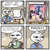 Size: 1000x1000 | Tagged: safe, artist:nanook123, edit, idw, diamond dog, spoiler:comicannual2021, burgers?, cover, duckery in the comments, furry, meme, stonetoss