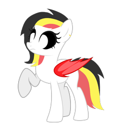 Size: 2445x2620 | Tagged: safe, artist:ponyrailartist, oc, oc only, oc:reddy, pony, 2021 community collab, derpibooru community collaboration, female, high res, mare, show accurate, simple background, solo, transparent background