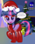 Size: 3840x4804 | Tagged: safe, artist:damlanil, twilight sparkle, alicorn, pony, g4, absurd resolution, bedroom eyes, bodysuit, catsuit, christmas, christmas tree, clothes, collar, comic, cutie mark accessory, cutie mark collar, dialogue, eyeshadow, female, grammar error, hat, holiday, horn, latex, latex suit, looking at you, makeup, mare, mistletoe, open mouth, open smile, png, present, raised hoof, rubber, santa hat, shiny, show accurate, smiling, smiling at you, solo, suit, sweat, symbiote, talking, talking to viewer, test tube, tree, twilight sparkle (alicorn), twilight's castle, vector, wall of tags, wings