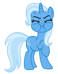 Size: 551x694 | Tagged: safe, artist:gmaplay, trixie, pony, unicorn, g4, holding breath, puffy cheeks, simple background, solo, transparent background