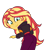 Size: 1026x1121 | Tagged: safe, artist:gmaplay, sunset shimmer, equestria girls, equestria girls specials, g4, my little pony equestria girls: better together, my little pony equestria girls: sunset's backstage pass, ass, bunset shimmer, butt, female, simple background, solo, transparent background