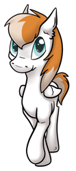 Size: 612x1384 | Tagged: safe, artist:safizejaart, oc, oc only, pegasus, pony, pegasus oc, simple background, smiling, transparent background, two toned mane, two toned tail, wings