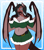 Size: 3400x3900 | Tagged: safe, artist:hasana-chan, oc, oc only, oc:lady lovegreen, dracony, hybrid, anthro, anthro oc, chest fluff, christmas, christmas outfit, chubby, clothes, commission, digital art, fangs, female, gift art, hearth's warming eve, high res, holiday, mare, milf, slit pupils, smiling, solo, stretchmarks, torn ear