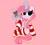 Size: 3928x3500 | Tagged: safe, oc, oc only, oc:rosa flame, pony, unicorn, blushing, christmas, christmas stocking, clothes, glowing horn, high res, holiday, horn, pink background, simple background, socks, solo, striped socks, unicorn oc