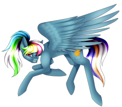 Size: 1868x1641 | Tagged: safe, artist:minelvi, oc, oc only, pegasus, pony, eyelashes, grin, heterochromia, multicolored hair, pegasus oc, rainbow hair, simple background, smiling, solo, transparent background, wings