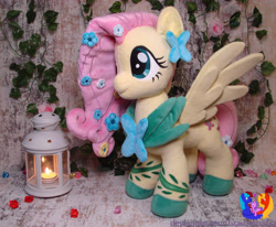 Size: 2796x2304 | Tagged: safe, artist:1stastrastudio, fluttershy, pegasus, pony, g4, clothes, dress, gala dress, high res, irl, photo, plushie, solo