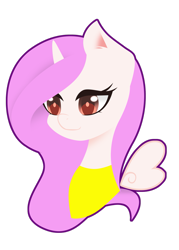 Size: 2073x2892 | Tagged: safe, artist:riariirii2, oc, oc only, alicorn, pony, alicorn oc, bust, eyelashes, high res, horn, neckerchief, simple background, solo, transparent background, wings