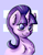 Size: 2273x2902 | Tagged: safe, artist:coco-drillo, starlight glimmer, pony, unicorn, the cutie map, antagonist, bust, chest fluff, ear fluff, egalitarianism, equal cutie mark, equality, evil, evil grin, evil starlight, female, grin, high res, looking at you, mare, simple background, smiling, smirk, solo, villainess, villains of equestria
