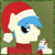 Size: 1425x1425 | Tagged: safe, artist:dyonys, oc, oc:chatty pie, earth pony, pony, chocolate, christmas, food, holiday, hot chocolate, male, smiling, stallion