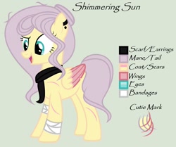 Size: 1280x1069 | Tagged: safe, artist:lominicinfinity, oc, oc only, oc:shimmering sun, pegasus, pony, female, mare, simple background, solo, two toned wings, wings