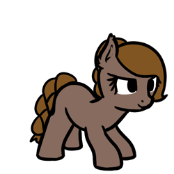 Size: 512x512 | Tagged: safe, artist:neuro, oc, oc only, oc:honour bound, earth pony, pony, fanfic:everyday life with guardsmares, 4chan, braid, earth pony oc, everyday life with guardsmares, simple background, transparent background