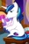 Size: 678x1016 | Tagged: safe, screencap, princess flurry heart, shining armor, alicorn, pony, unicorn, g4, my little pony: friendship is magic, once upon a zeppelin, baby, baby pony, cropped, cute, duo, equestria's best father, father and child, father and daughter, female, flurrybetes, happy, hasbro is trying to murder us, holding a pony, male, shining adorable, sitting, smiling