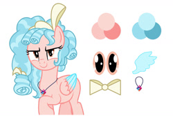 Size: 1280x878 | Tagged: safe, artist:light-breeze-999, cozy glow, pegasus, pony, g4, accessory, female, jewelry, mare, necklace, older, older cozy glow, ribbon, solo, two toned mane