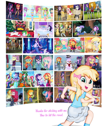 Size: 3881x4556 | Tagged: safe, artist:invisibleink, adagio dazzle, applejack, aria blaze, firefly, fluttershy, indigo zap, lemon zest, lily pad (g4), megan williams, pinkie pie, rainbow dash, rarity, sci-twi, sonata dusk, sour sweet, starlight glimmer, sugarcoat, sunny flare, sunset shimmer, twilight sparkle, oc, oc:invisibleinkdoodles, mermaid, equestria girls, g4, my little pony equestria girls: better together, animal crossing, beach, christmas, compilation, farewell, holiday, humane five, humane seven, humane six, leaving the fandom, running, self insert, shadow five, snowman, text, the dazzlings