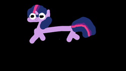 Size: 1920x1080 | Tagged: artist needed, safe, twilight sparkle, pony, unicorn, g4, 1000 hours in ms paint, black background, female, mare, simple background, solo, stylistic suck, unicorn twilight, wtf