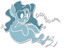 Size: 1600x1200 | Tagged: safe, artist:skookz, oc, oc only, unnamed oc, earth pony, ghost, ghost pony, pony, undead, cute, female, floating, mare, open mouth, simple background, solo, spooky, text, transparent, transparent background