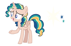 Size: 1916x1243 | Tagged: safe, artist:gallantserver, oc, oc only, alicorn, pony, female, simple background, solo, teenager, transparent background