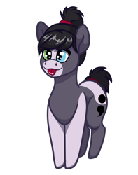 Size: 900x1140 | Tagged: safe, artist:ismim_art, oc, oc only, oc:eden, earth pony, pony, 2021 community collab, derpibooru community collaboration, simple background, solo, transparent background