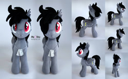 Size: 2200x1368 | Tagged: safe, artist:meplushyou, oc, oc only, oc:falling star, bat pony, pony, female, irl, mare, photo, plushie, solo