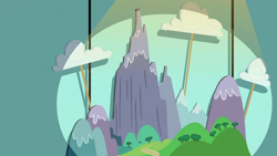 Size: 1280x720 | Tagged: safe, screencap, g4, hearth's warming eve (episode), backdrop, background, liminal space, no pony, scenic ponyville, stage