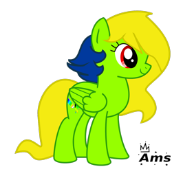 Size: 1024x1009 | Tagged: safe, artist:amgiwolf, oc, oc only, oc:viexy ams, pegasus, pony, eyelashes, female, mare, pegasus oc, simple background, smiling, solo, transparent background, wings