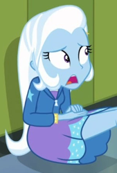 Size: 302x446 | Tagged: safe, screencap, trixie, equestria girls, equestria girls specials, g4, my little pony equestria girls: better together, my little pony equestria girls: forgotten friendship, cropped