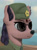 Size: 1280x1724 | Tagged: safe, artist:monx94, oc, oc only, oc:pensha rashanth, deer, equestria at war mod, bust, ear fluff, indian, simple background, soldier, solo, sunglasses