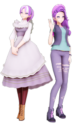 Size: 2024x3288 | Tagged: safe, artist:histerbrass18, starlight glimmer, human, g4, 3d, beanie, clothes, hat, high res, humanized, mmd, solo