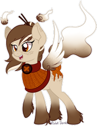 Size: 500x650 | Tagged: safe, artist:happy-go-creative, oc, oc only, original species, pegasus, pony, scented pony, closed species, female, mare, simple background, solo, transparent background