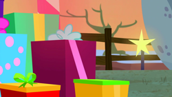 Size: 1280x720 | Tagged: safe, screencap, g4, hearthbreakers, background, hearth's warming, holder's boulder, no pony, present, rock farm, scenic ponyville