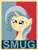 Size: 3024x4032 | Tagged: safe, artist:background basset, trixie, pony, unicorn, g4, female, hope poster, poster, propaganda, shepard fairey, smug, solo