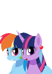Size: 2480x3507 | Tagged: safe, artist:twidasher, rainbow dash, twilight sparkle, alicorn, pegasus, pony, g4, animated, blue feather, dreamworks face, duo, eye clipping through hair, eye shimmer, feather, female, gif, grin, headbob, high res, hug, lesbian, looking at you, mare, ship:twidash, shipping, simple background, smiling, smiling at you, transparent background, twilight sparkle (alicorn), winghug