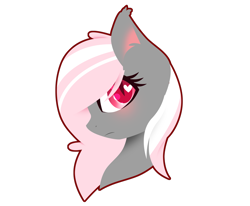 Size: 2701x2221 | Tagged: safe, artist:riariirii2, oc, oc only, earth pony, pony, bust, earth pony oc, eyelashes, heart eyes, high res, simple background, solo, transparent background, wingding eyes