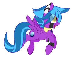 Size: 1392x1216 | Tagged: safe, artist:riariirii2, oc, oc only, pegasus, pony, base used, eye clipping through hair, flying, open mouth, pegasus oc, simple background, smiling, solo, transparent background, wings