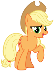 Size: 1280x1682 | Tagged: safe, artist:andoanimalia, applejack, pony, g4, non-compete clause, simple background, solo, transparent background, vector