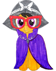 Size: 2480x3122 | Tagged: safe, artist:topsangtheman, a.k. yearling, pegasus, pony, g4, clothes, glasses, high res, looking at you, simple background, solo, traditional art, transparent background