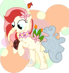 Size: 631x674 | Tagged: safe, artist:pure-blue-heart, oc, oc only, oc:dune flower, original species, scented pony, closed species, egg, female, mare, simple background, solo, transparent background