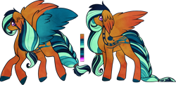 Size: 1280x619 | Tagged: safe, artist:velnyx, oc, oc only, oc:honey feather, pegasus, pony, female, mare, simple background, solo, transparent background, wing ears