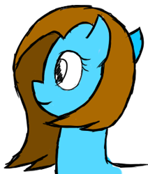 Size: 239x282 | Tagged: safe, artist:lazymort, oc, oc only, oc:breezy tide, earth pony, pony, bust, simple background, solo, white background