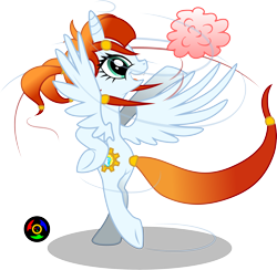 Size: 3148x3068 | Tagged: safe, artist:kyoshyu, oc, oc only, oc:air burst, alicorn, pony, female, high res, mare, simple background, solo, transparent background, vector
