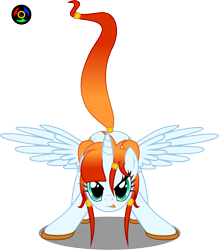 Size: 3240x3694 | Tagged: safe, artist:kyoshyu, oc, oc only, oc:air burst, alicorn, pony, female, high res, mare, simple background, solo, transparent background, vector