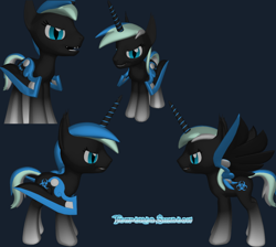 Size: 2010x1800 | Tagged: safe, artist:tempered shadows, oc, oc only, alicorn, pony, 3d, artificial wings, augmented, mechanical wing, solo, wings