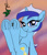 Size: 3400x4000 | Tagged: safe, alternate version, artist:littlenaughtypony, part of a set, minuette, oc, oc:soulbreaker, pony, unicorn, g4, bedroom eyes, blushing, christmas, duo, female, fetish, frog (hoof), giantess, holiday, hoof fetish, looking at you, macro, micro, mistletoe, smiling, tiny, underhoof