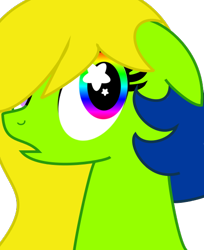 Size: 462x567 | Tagged: safe, artist:amgiwolf, oc, oc only, oc:viexy ams, earth pony, pony, bust, earth pony oc, eyelashes, female, mare, simple background, solo, starry eyes, transparent background, wingding eyes