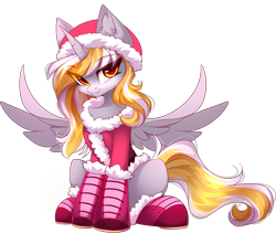 Size: 3355x2828 | Tagged: safe, artist:airiniblock, oc, oc only, alicorn, pony, 2021 community collab, derpibooru community collaboration, rcf community, alicorn oc, eye clipping through hair, eyebrows, eyebrows visible through hair, female, high res, horn, looking at you, mare, simple background, sitting, smiling, smiling at you, solo, spread wings, transparent background, wings
