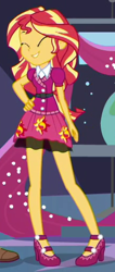 Size: 216x508 | Tagged: safe, screencap, sunset shimmer, equestria girls, g4, my little pony equestria girls: better together, twilight under the stars, cropped, female, solo